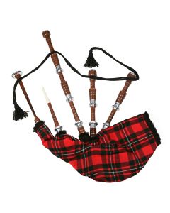 MacGregor Tartan Natural Finish Scottish Bagpipe