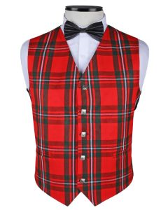 MacGregor Tartan Vest Front
