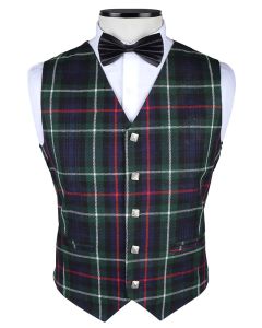 MacKenzie Modern Tartan Vest Front