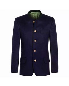 Navy Blue Bavarian Trachten Jacket