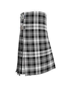 Poulter Grey Tartan Kilt