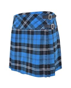 Ramsay Blue Tartan Skirt Front