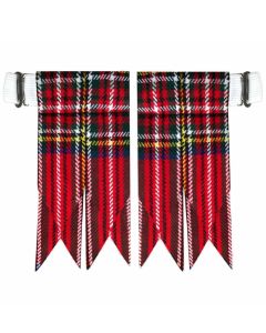 Red Stewart Tartan Flashes