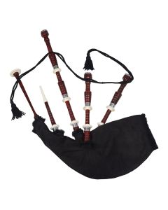 Rosewood Black Velvet Cover Bagpipe