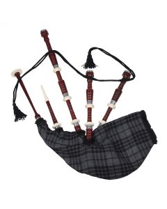 Rosewood Grey Watch Tartan Bagpipe