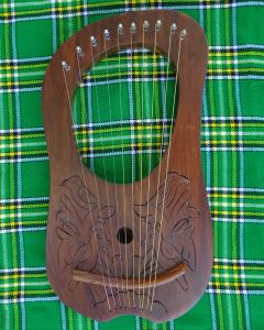Rosewood Lyre Harp