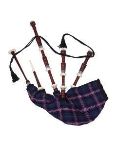 Rosewood Masonic Tartan Bagpipe