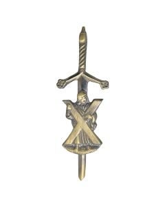 Saint Andrew Saltire Kilt Pin Antique Main