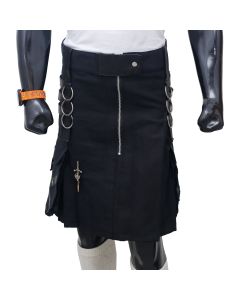  Scottish Black Gothic Kilt