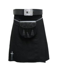 Scottish Black Tartan Kilt