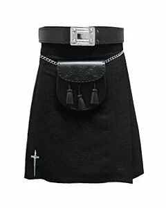 Scottish Black Tartan Kilt