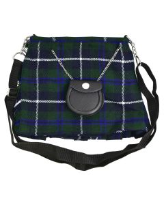 Scottish Blue Douglas Tartan  Ladies Shoulder Bag