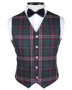 Scottish National Tartan Vest Front