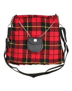 Scottish Wallace Tartan Ladies Shoulder Bag Front