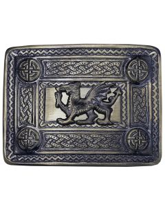 Scottish Welsh Dragon Badge Celtic Kilt Belt Buckle Antique Finish