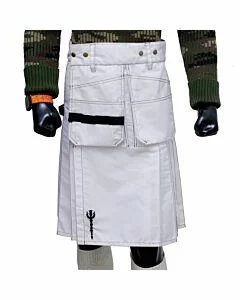 Scottish White Utility Kilt