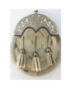 Seal Skin Dress Sporran with Celtic Cantle