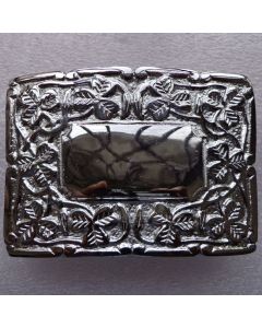 Shamrock Design Kilt Belt Buckle