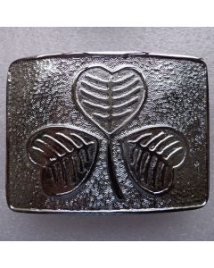 Shamrock Kilt Belt Buckle