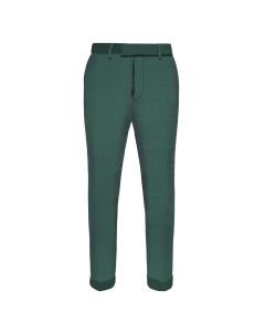 Solid Green Tartan Trouser