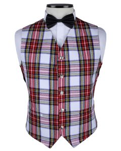 Stewart Dress Modern Tartan Vest Front