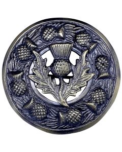 Thistle Badge Antique Kilt Fly Plaid Brooch