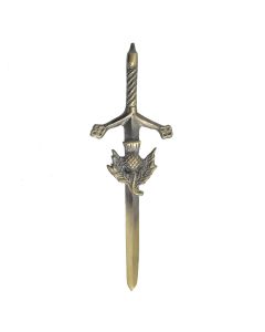 Thistle Sword Kilt Pin Antique