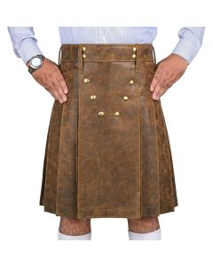 Vintage Leather Kilt