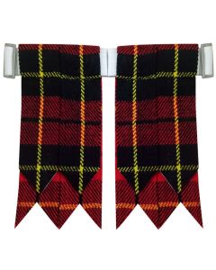 Wallace Tartan Kilt Flashes
