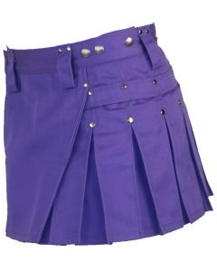 Women Kilt Purple