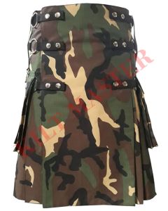 Woodland Camo Kilt