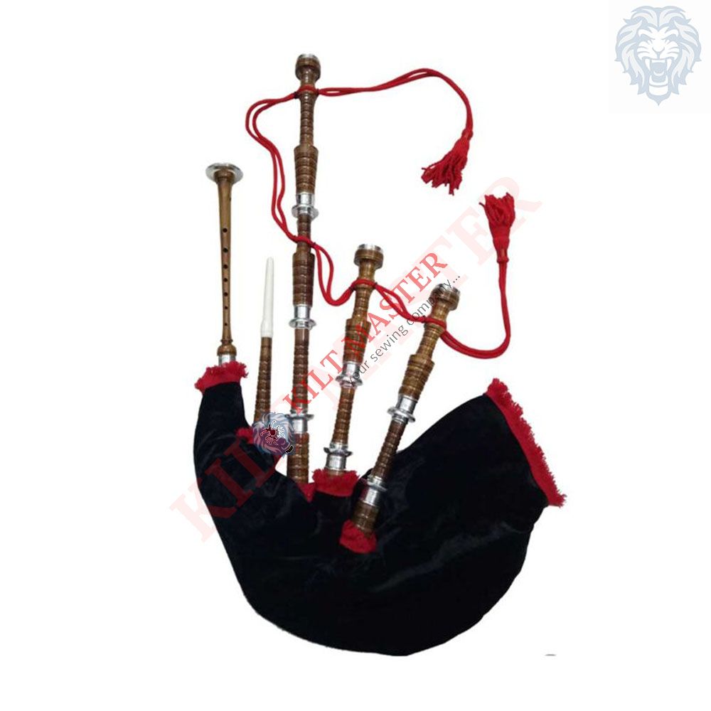 Bagpipe With Black Velvet Air Bag