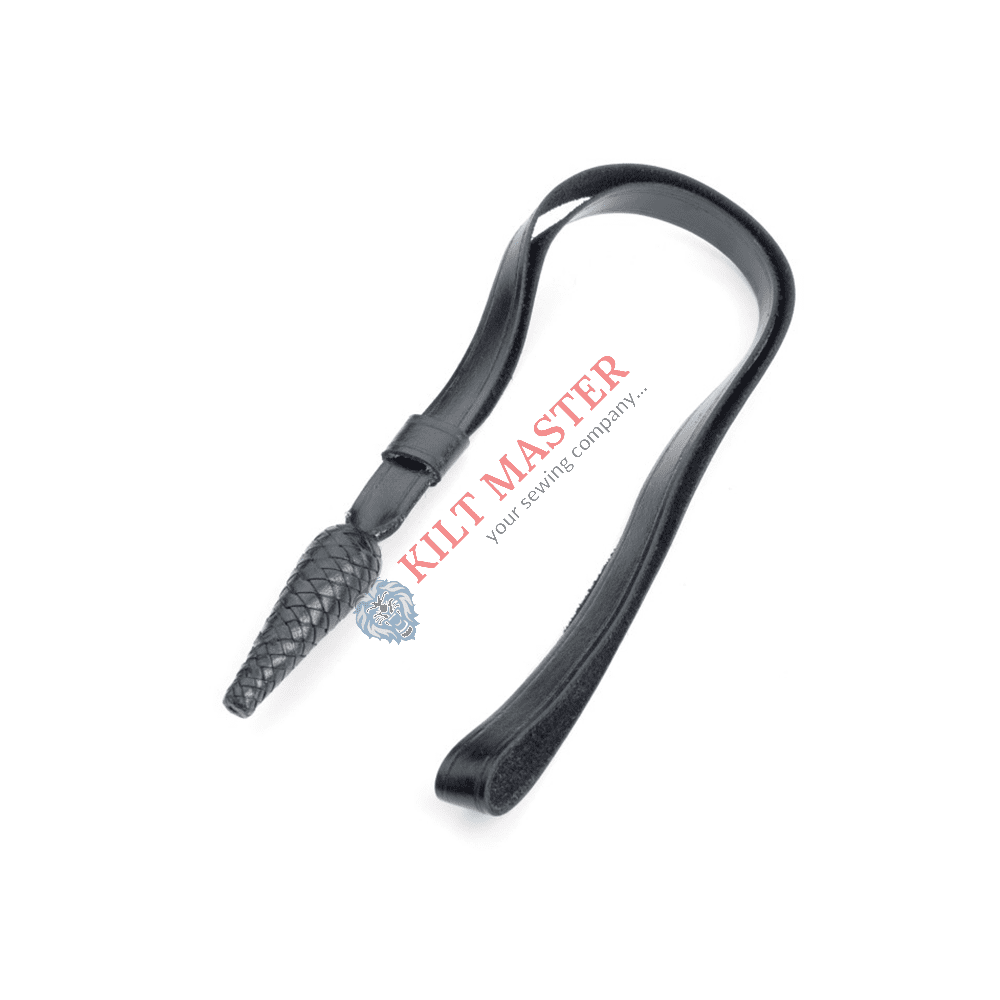 Black Leather Sword Knot