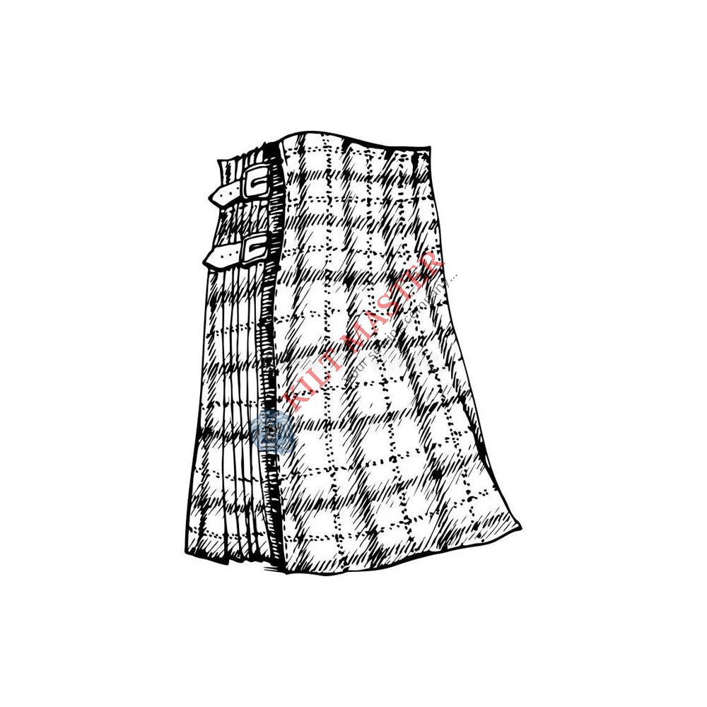 Clan MacDowall Tartan Kilt