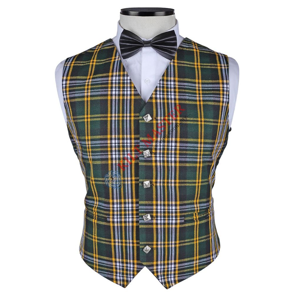 Heritage of Ireland Tartan Vest Front