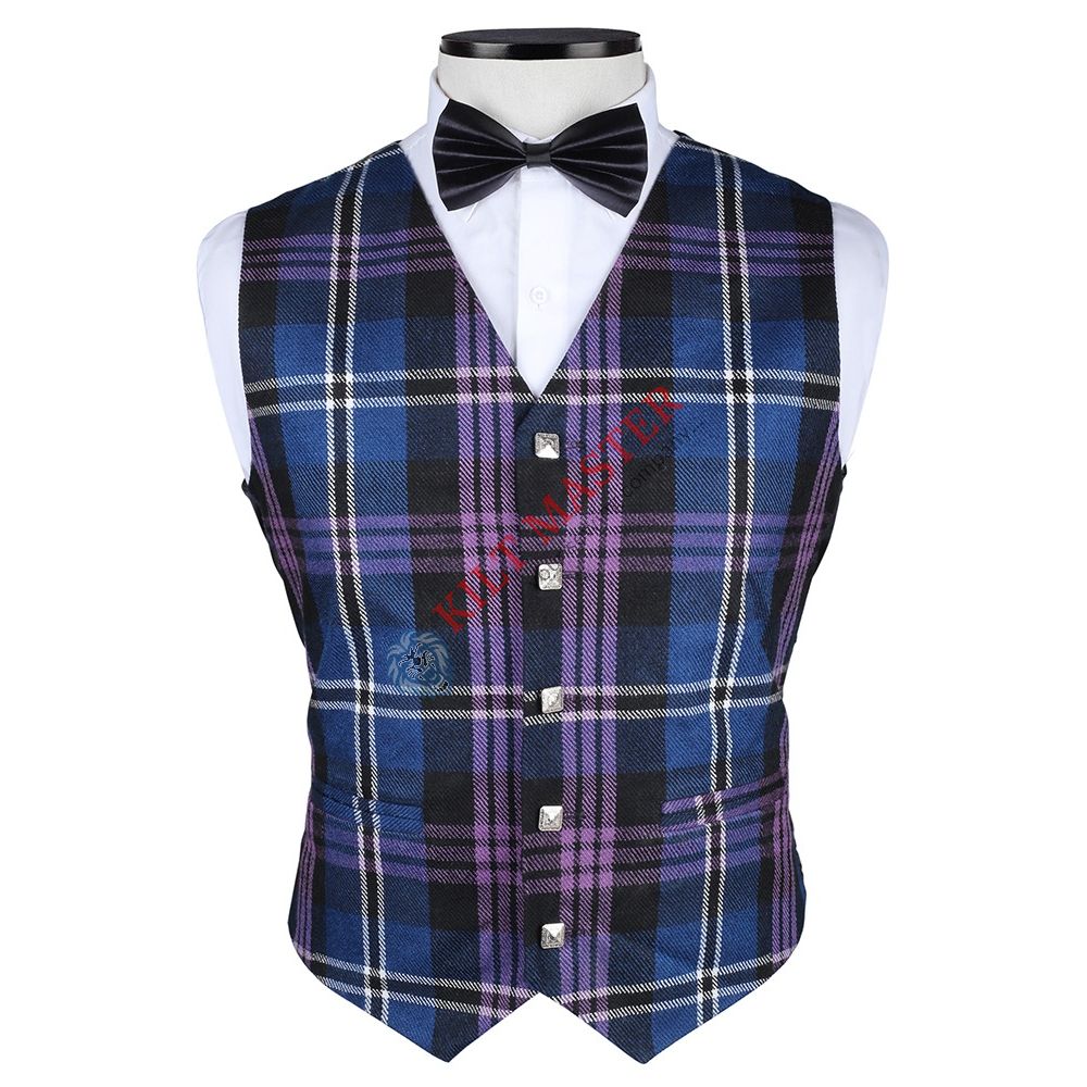 Heritage of Scotland Tartan Vest Front