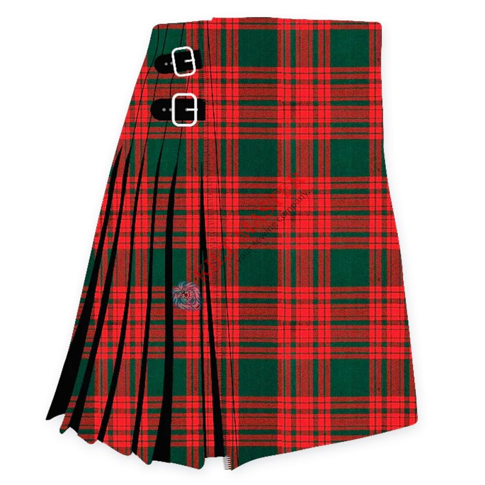 Menzies Green Modern Tartan Kilt