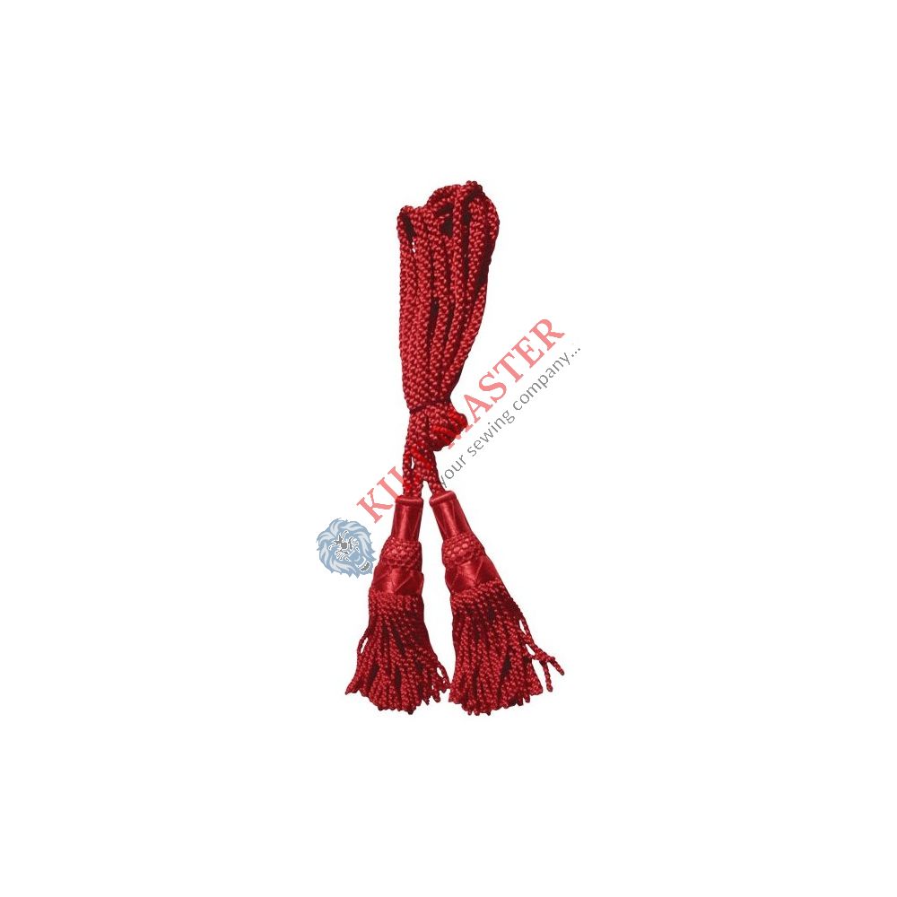Red Silk Bagpipe Drone Cord