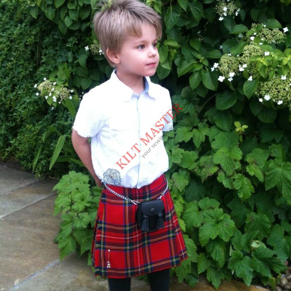 Royal Stewart Tartan Kilt for Boys