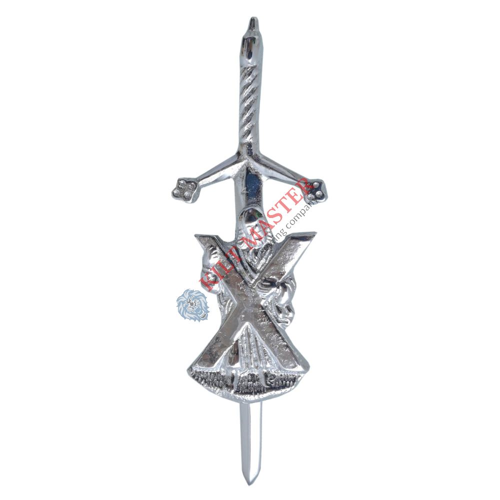Saint Andrew Saltire Kilt Pin