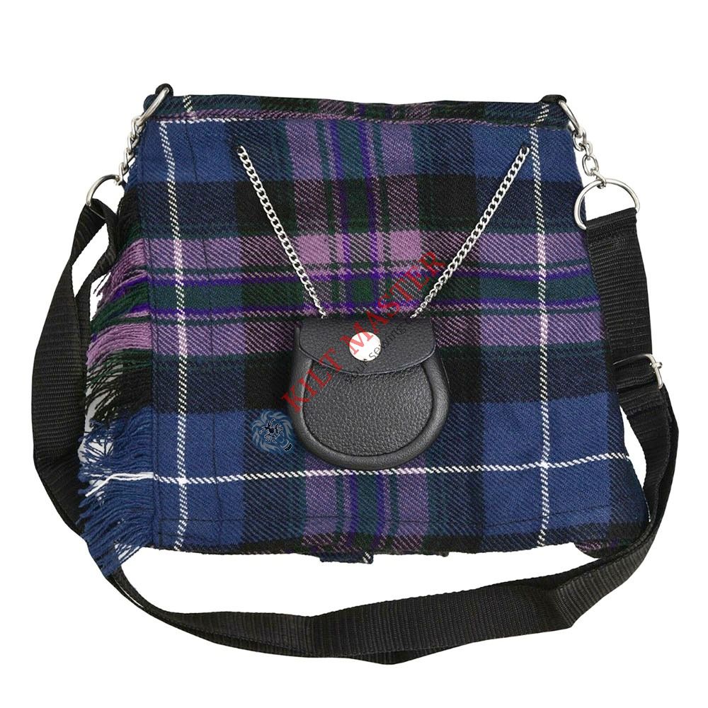 Scottish Pride of Scotland Tartan Ladies Hand Bag Front