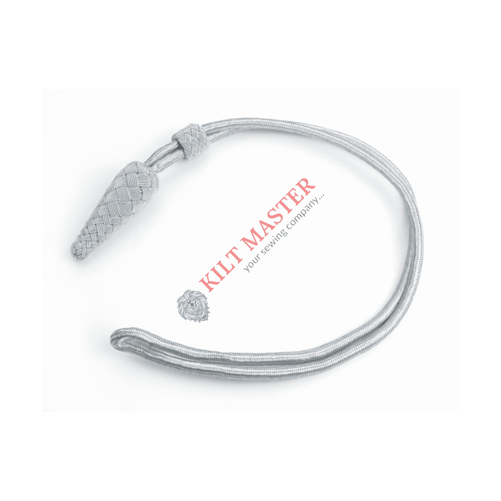 Silver dress sword knot
