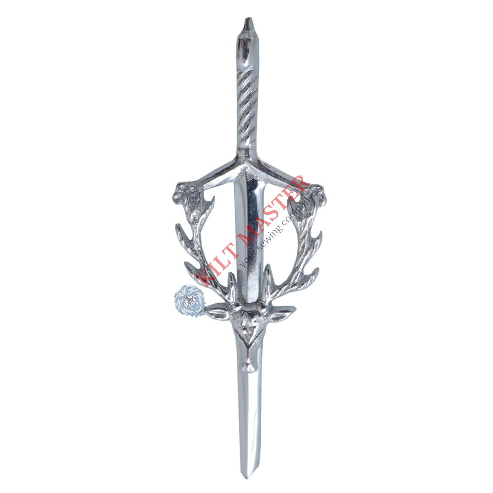 Stag Head Kilt Pin