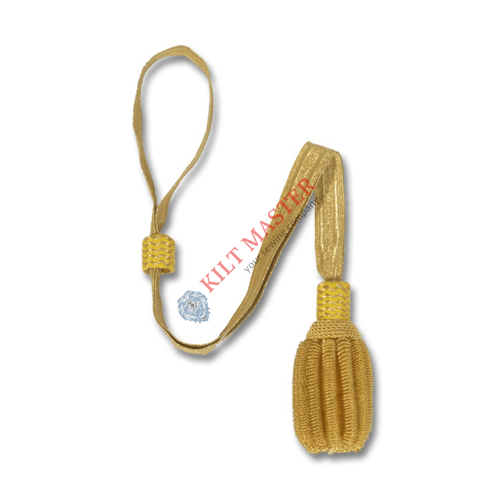 Sword knot golden bullion wire