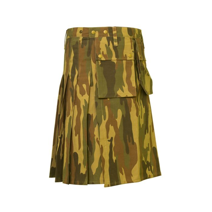 Camouflage Adjustable Kilt | Custom Adjustable Camo Kilt
