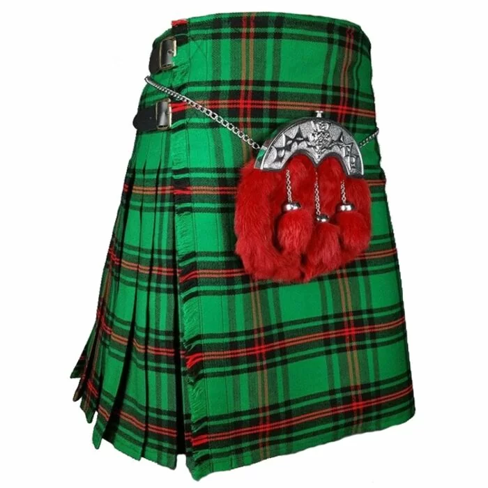 Casual Green Tartan Kilt: Effortless Style for Every Occasion
