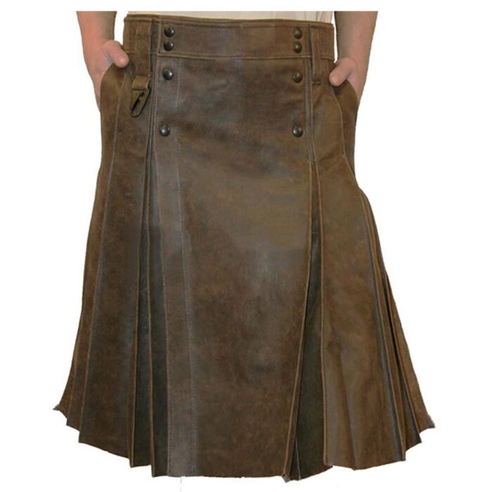 Genuine Leather Kilt