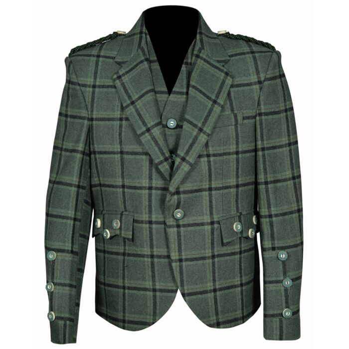 Lovat Green Tweed Argyle Jacket