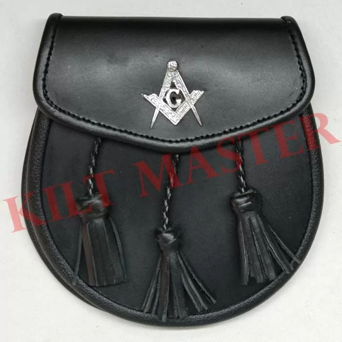 Masonic Leather Sporran
