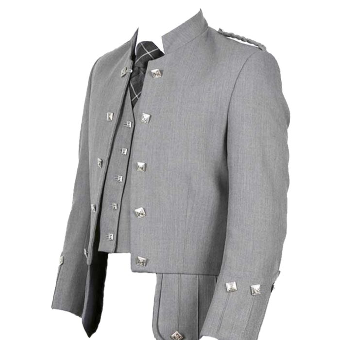 Sheriffmuir Grey Wool Pride Jacket